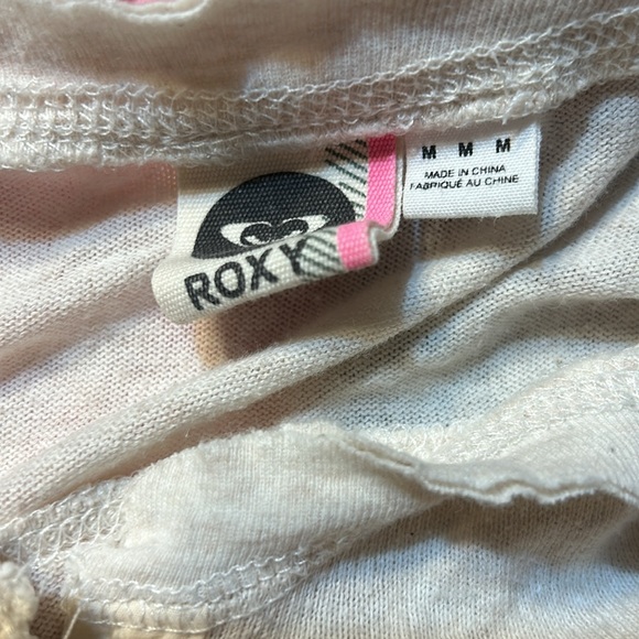 Roxy lightweight sweater top, sz M, ivory - Picture 8 of 8